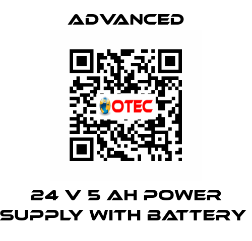 24 V 5 Ah Power Supply with Battery  Advanced