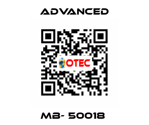 MB- 50018  Advanced