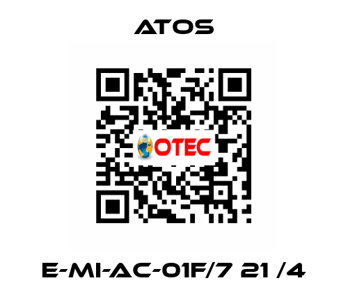 E-MI-AC-01F/7 21 /4 Atos
