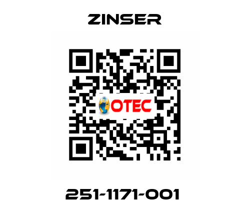  251-1171-001  Zinser