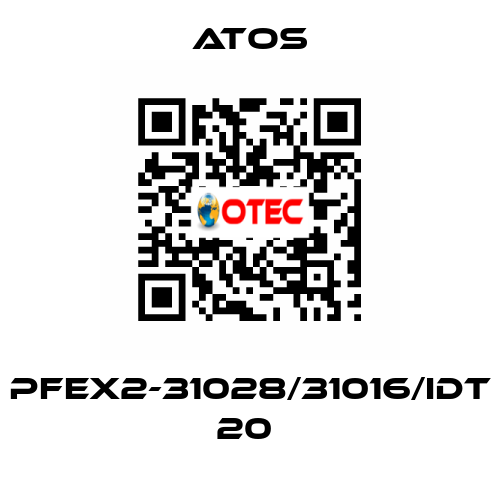 PFEX2-31028/31016/IDT 20  Atos