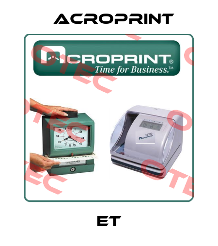 ET Acroprint