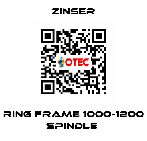 RING FRAME 1000-1200 SPINDLE  Zinser