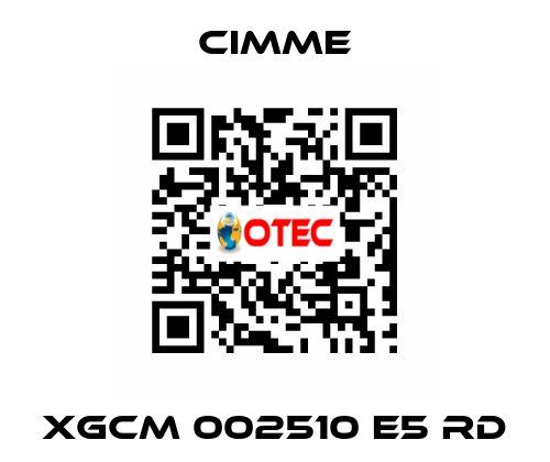 XGCM 002510 E5 RD Cimme
