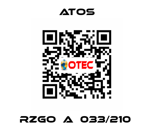 RZGO‐A‐033/210  Atos
