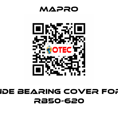 NDE bearing cover for RB50-620 Mapro