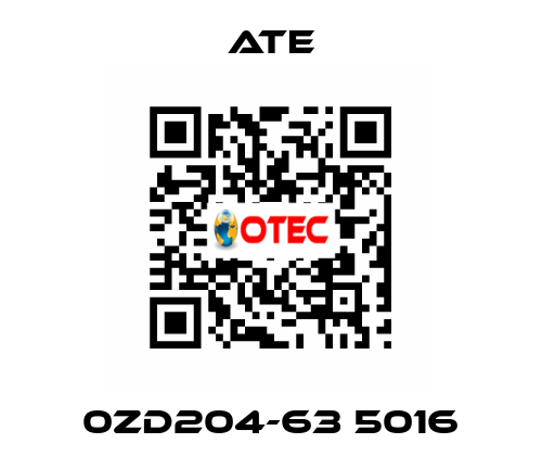 0ZD204-63 5016 Ate
