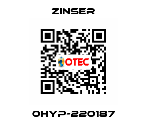 0HYP-220187 Zinser