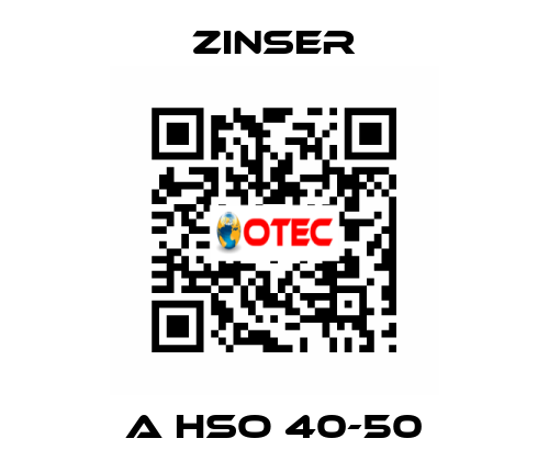 A HSO 40-50 Zinser