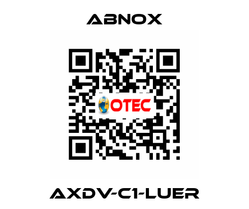 AXDV-C1-LUER ABNOX