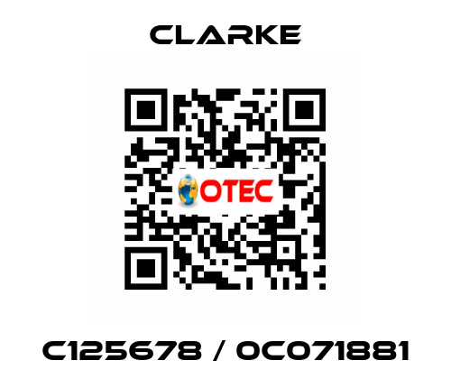 C125678 / 0C071881 Clarke
