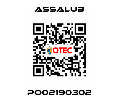 PO02190302 ASSALUB