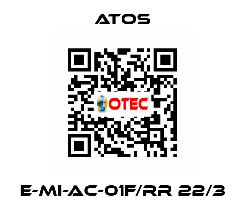 E-MI-AC-01F/RR 22/3 Atos