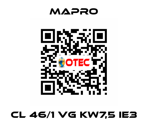 CL 46/1 VG kW7,5 IE3 Mapro