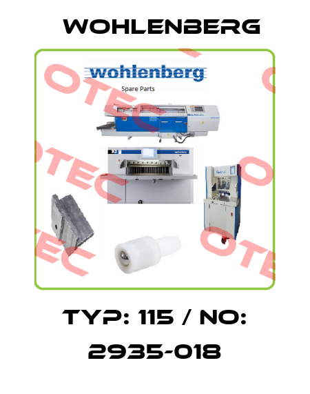 Typ: 115 / No: 2935-018 Wohlenberg