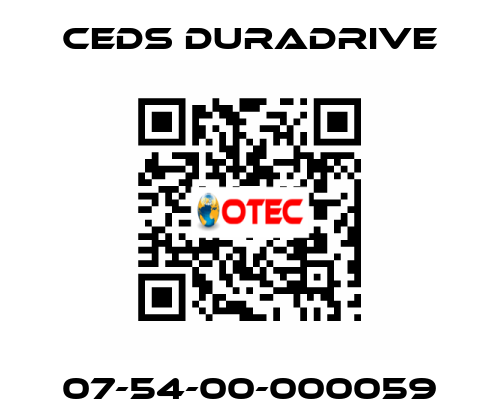 07-54-00-000059 Ceds Duradrive