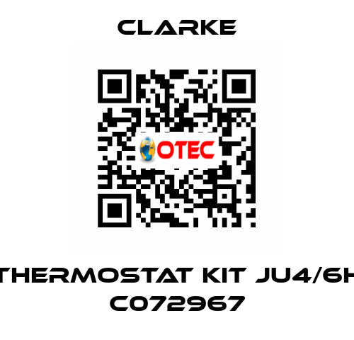 THERMOSTAT KIT JU4/6H C072967 Clarke