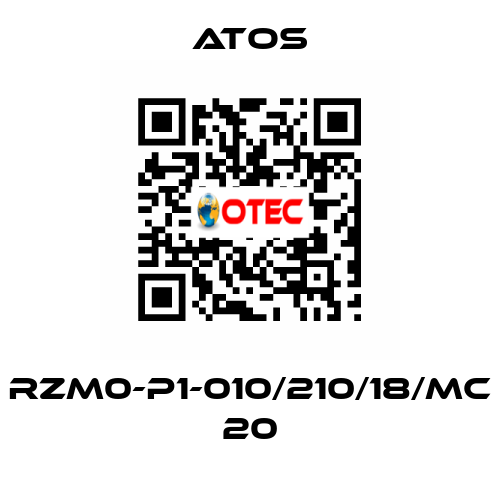 RZM0-P1-010/210/18/MC 20 Atos