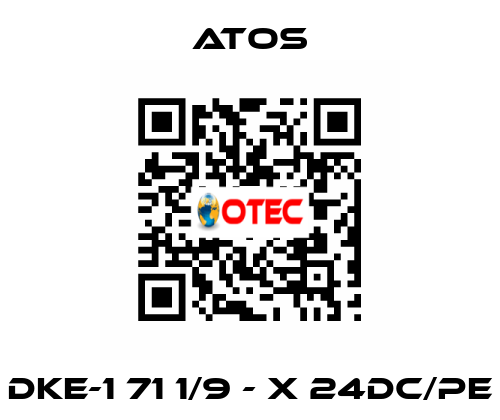 DKE-1 71 1/9 - X 24DC/PE Atos