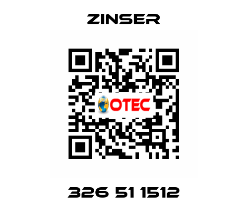 326 51 1512 Zinser