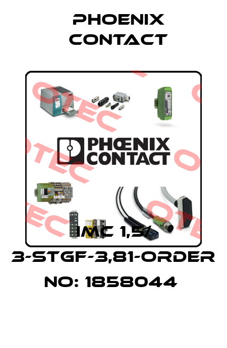 IMC 1,5/ 3-STGF-3,81-ORDER NO: 1858044  Phoenix Contact