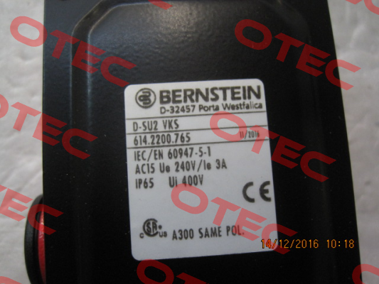 P/N: 6142200765 Type: D-SU2 VKS 90GR  Bernstein