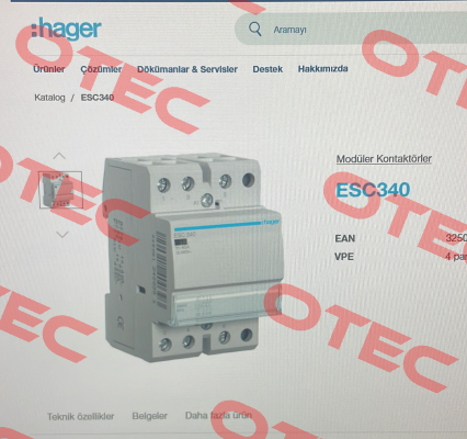 ESC340 Hager