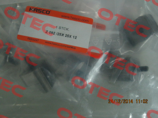 Z 092 /25X 25X 12   563170  Hasco