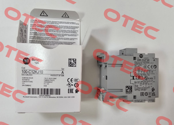 100-C12KJ10  (24v coil) Allen Bradley (Rockwell)