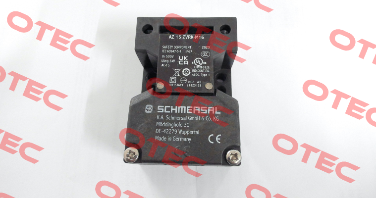 P/N: 101153619, Type: AZ 15 ZVRK-M16 Schmersal