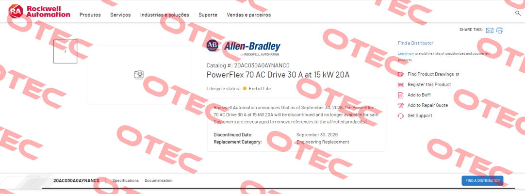 20AC030AOAYNANCO Allen Bradley (Rockwell)