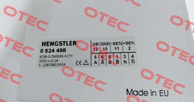 p/n: 0524498, Type: RI58-O/ 3600AS.41TH Hengstler