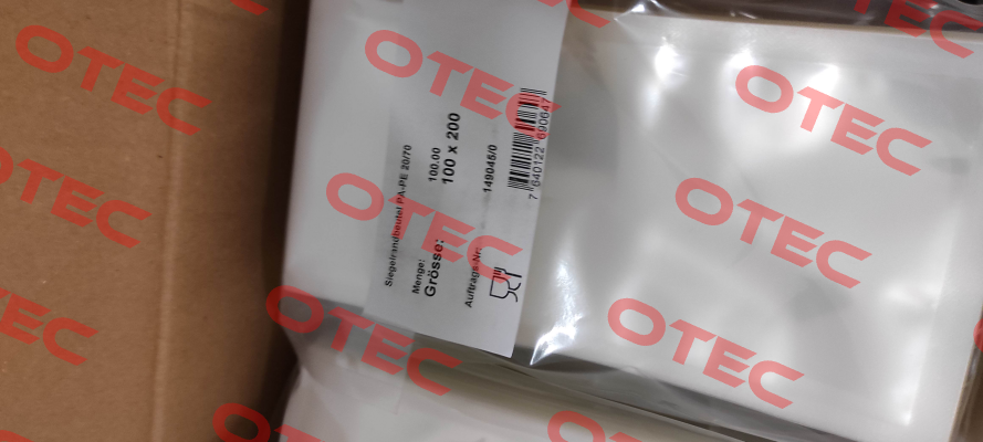 PA/PE sealed edge bag - 100 x 200 mm; 90 µm Audion Elektro