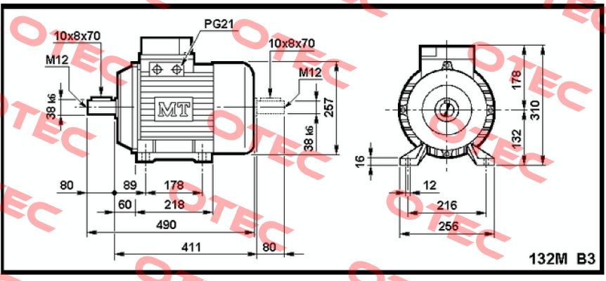 DN   132  M4/8 Fimet