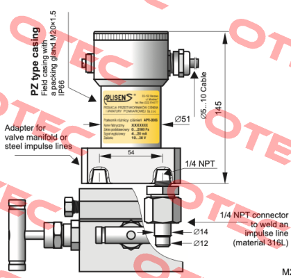 APRE-2000G/PZ/ Aplisens