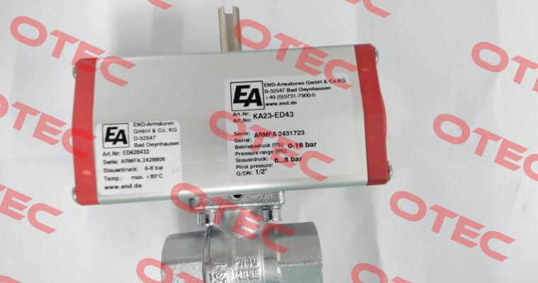 KA23-ED43 End Armaturen