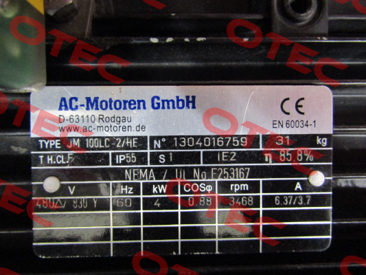 1304016759 obsolete, alternative Siemens 1LE1023-1AA43-5AB4  AC Motoren