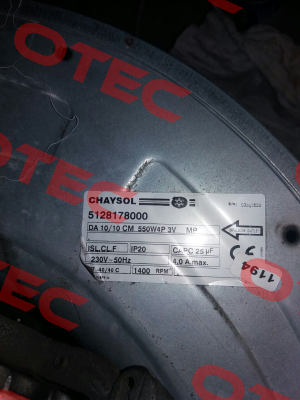 V 710063 DA 10/10 550 Chaysol