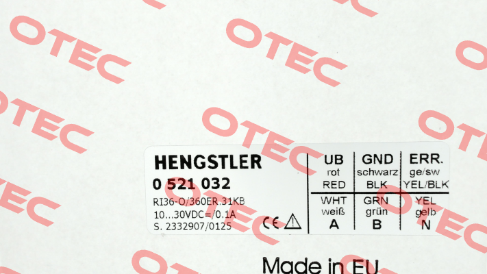 p/n: 0521032, Type: RI36-O/  360ER.31KB Hengstler