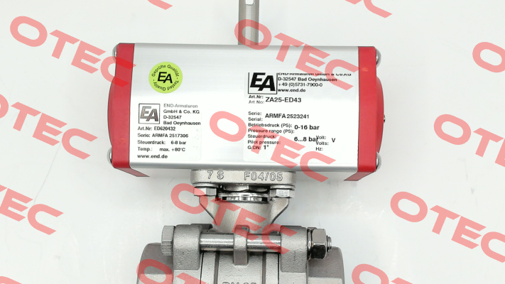 ZA25-ED43 End Armaturen