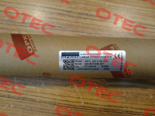 ERTL 300 D I40 CH1 RD Opkon