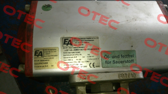 OF-SA End Armaturen