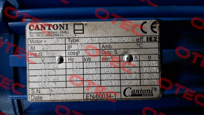 2SIEK 080B-4 0  Cantoni