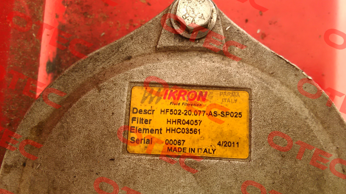 HEK02-20.077-AS-SP025-VM-B17-B-75l/min.  Ikron