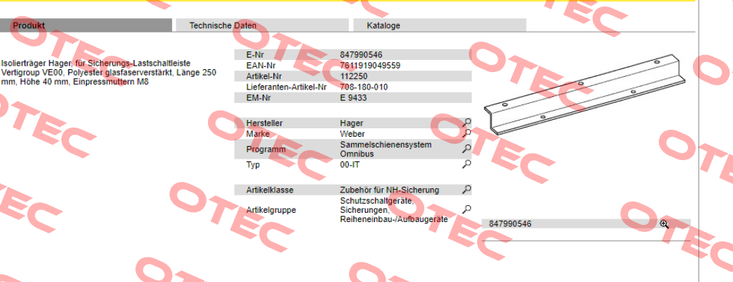 847 990 546 / 112250 / 23.23  Hager