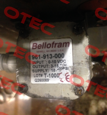 961-913-000 Bellofram