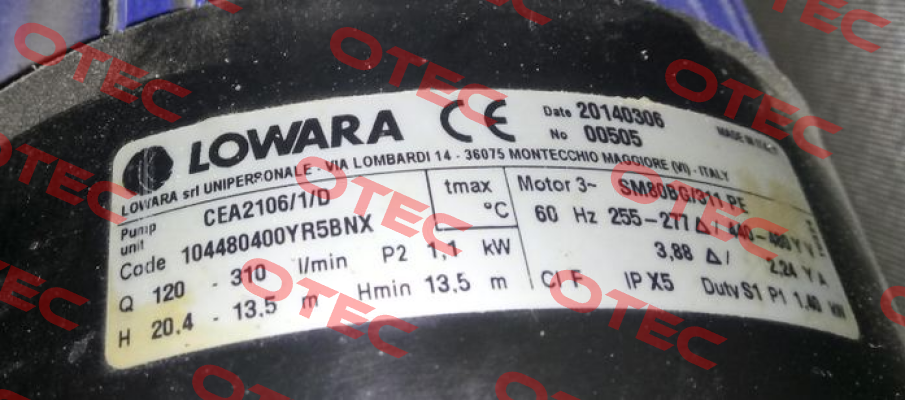 CEA2106/1/D Lowara
