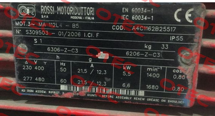 MA 112L4 - B4 Cantoni