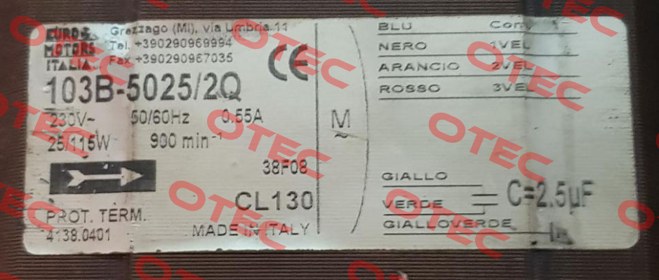 103B-5025/2Q Euro Motors Italia
