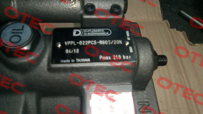 P/N: DLP 81022133037, Type: VPPL-022 PC5-R00S/20N Duplomatic
